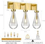 Raindrop Wall Sconces - Image 2